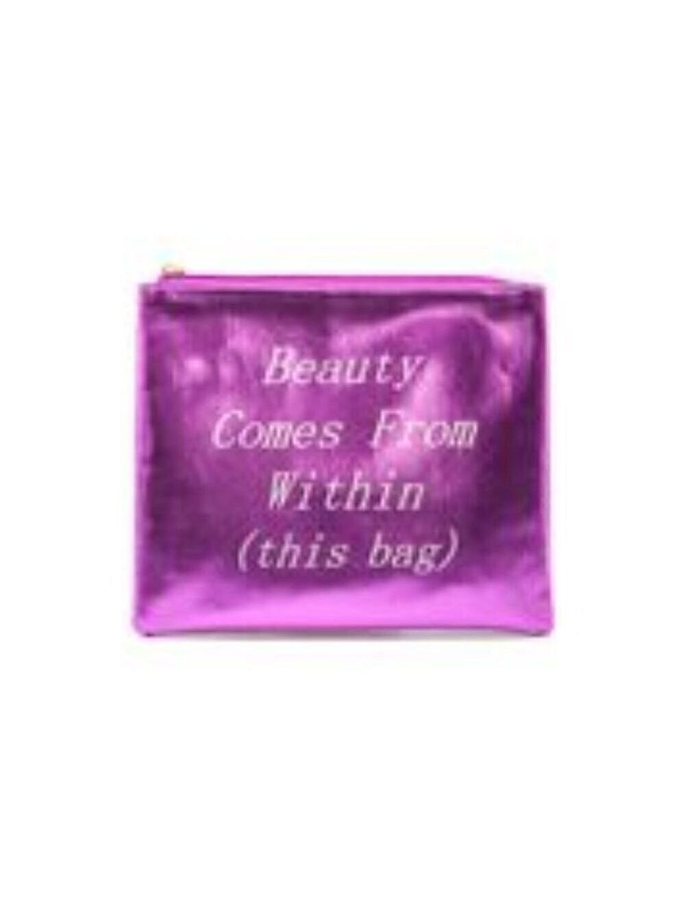 Beauty Comes From Within Cosmetic Bag